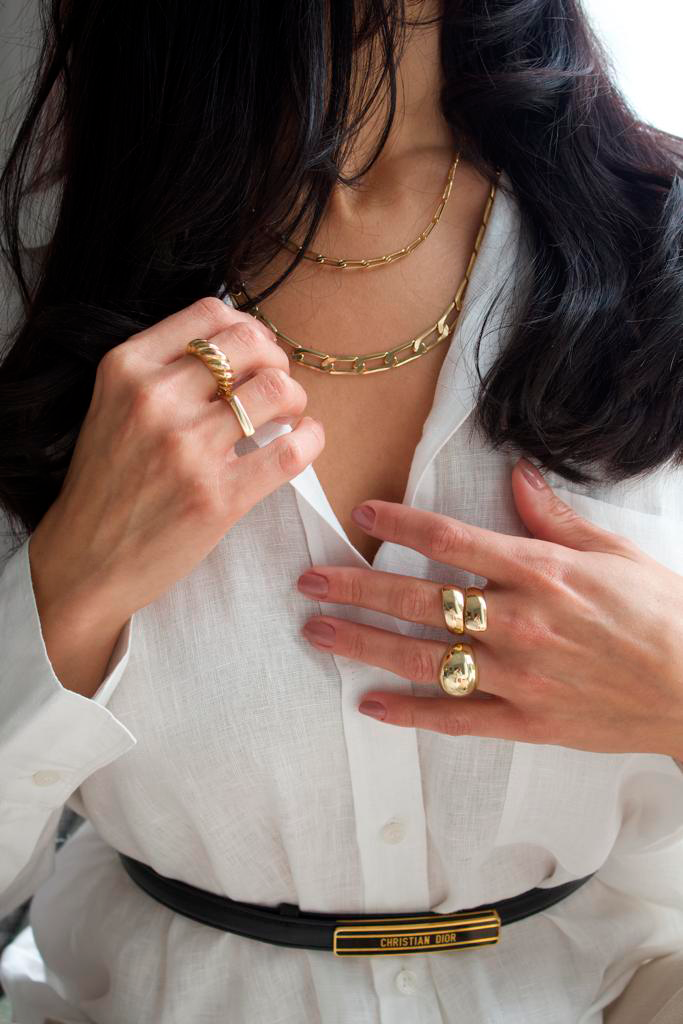 Thin Square Stackable Ring