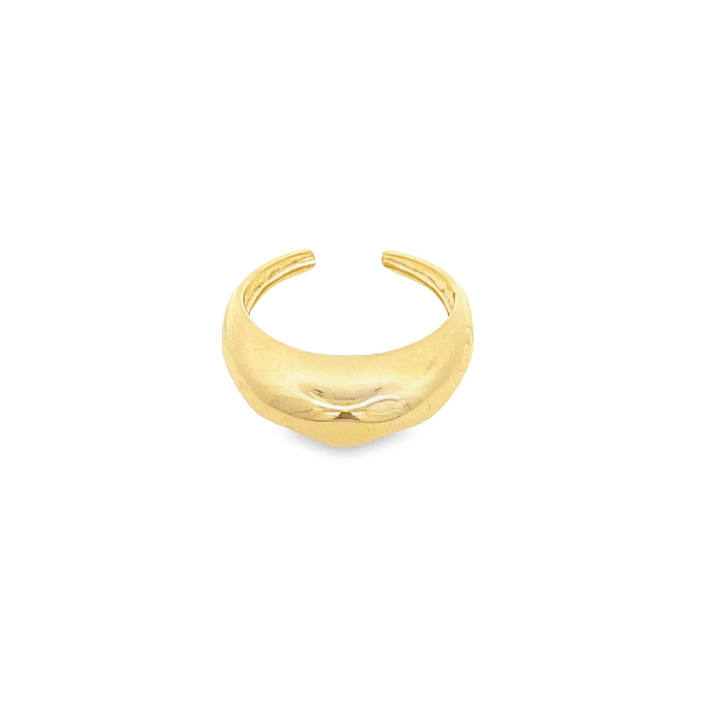 Thin Flat Dome Ring