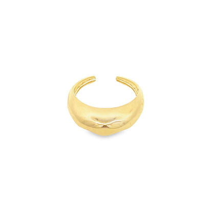 Thin Flat Dome Ring